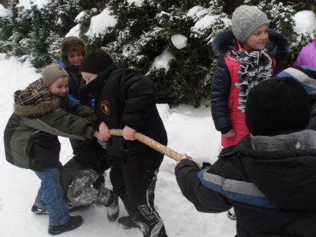 "Зимові забави юних козачат"